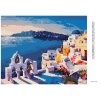 Diamantové maľovanie - SANTORINI SO ZVONMI (Rámovanie bez rámu a bez vypnutia plátna, Rozmer 40x50 cm)