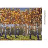 Diamantové maľovanie - JESENNÉ BREZY (Rámovanie bez rámu a bez vypnutia plátna, Rozmer 40x50 cm)