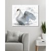 Diamantové maľovanie - BIELA LABUŤ (Rámovanie bez rámu a bez vypnutia plátna, Rozmer 40x50 cm)
