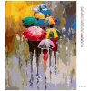 Diamantové maľovanie - DAŽDIVÝ DEŇ (Rámovanie bez rámu a bez vypnutia plátna, Rozmer 40x50 cm)