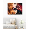 Diamantové maľovanie - UPÍRIA ŽENA (Rámovanie bez rámu a bez vypnutia plátna, Rozmer 40x50 cm)