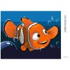 Diamantové maľovanie - NEMO S BUBLINAMI (Rámovanie bez rámu a bez vypnutia plátna, Rozmer 40x50 cm)