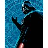 Diamantové maľovanie - DARTH VADER SO SVETELNÝM MEČOM (Rámovanie bez rámu a bez vypnutia plátna, Rozmer 40x50 cm)