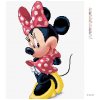 Diamantové maľovanie - HANBLIVÁ MINNIE (Rámovanie bez rámu a bez vypnutia plátna, Rozmer 40x50 cm)