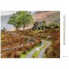 Diamantové maľovanie - HORSKÁ KRAJINA, ÍRSKO (TED DAVIS) (Rámovanie bez rámu a bez vypnutia plátna, Rozmer 40x50 cm)