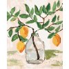 Diamantové maľovanie - CITRÓNY VO VÁZE 2 (HALEY BUSH) (Rámovanie bez rámu a bez vypnutia plátna, Rozmer 40x50 cm)