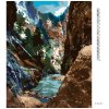 Diamantové maľovanie - RIEKA A STROMY V KAŇONE (TED DAVIS) (Rámovanie bez rámu a bez vypnutia plátna, Rozmer 40x50 cm)