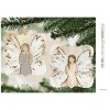 Diamantové maľovanie - ANJELI NA STROMČEKU (HALEY BUSH) (Rámovanie bez rámu a bez vypnutia plátna, Rozmer 40x50 cm)