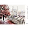 Diamantové maľovanie - CLARE BRIDGE V ANGLICKU (RICHARD MACNEIL) (Rámovanie bez rámu a bez vypnutia plátna, Rozmer 40x50 cm)