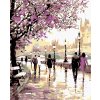 Diamantové maľovanie - SAKURY V PRAHE (Rámovanie bez rámu a bez vypnutia plátna, Rozmer 40x50 cm)