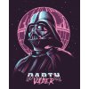 Diamantové maľovanie - DARTH VÁDER PRED HVIEZDOU SMRTI (Rámovanie bez rámu a bez vypnutia plátna, Rozmer 40x50 cm)