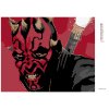 Diamantové maľovanie - PORTRÉT DARTH MAUL (Rámovanie bez rámu a bez vypnutia plátna, Rozmer 40x50 cm)