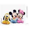 Diamantové maľovanie - MALIČKÝ MICKEY MOUSE, MINNIE A PLUTO (Rámovanie bez rámu a bez vypnutia plátna, Rozmer 40x50 cm)