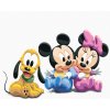 Diamantové maľovanie - MALIČKÝ MICKEY MOUSE, MINNIE A PLUTO (Rámovanie bez rámu a bez vypnutia plátna, Rozmer 40x50 cm)
