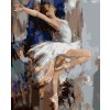Diamantové maľovanie - ABSTRAKCIA BALETKY (Rámovanie bez rámu a bez vypnutia plátna, Rozmer 40x50 cm)