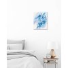 Diamantové maľovanie - ABSTRAKTNÁ MODRÁ BALETKA (Rámovanie bez rámu a bez vypnutia plátna, Rozmer 40x50 cm)