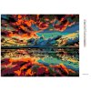 Diamantové maľovanie - FAREBNÁ KRÁSA (Rámovanie bez rámu a bez vypnutia plátna, Rozmer 40x50 cm)