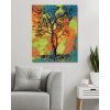 Diamantové maľovanie - FAREBNÝ STROM (Rámovanie bez rámu a bez vypnutia plátna, Rozmer 40x50 cm)