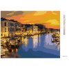 Diamantové maľovanie - CANAL GRANDE ZA LETNEJ NOCI V BENÁTKACH (Rámovanie bez rámu a bez vypnutia plátna, Rozmer 40x50 cm)