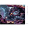 Diamantové maľovanie - DRAČIA PLANÉTA (Rámovanie bez rámu a bez vypnutia plátna, Rozmer 40x50 cm)