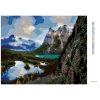 Diamantové maľovanie - JAZERÁ V HORSKEJ KRAJINE (DENNIS FRATES) (Rámovanie bez rámu a bez vypnutia plátna, Rozmer 40x50 cm)