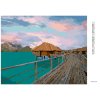 Diamantové maľovanie - MALEDIVY - DOMY (DENNIS FRATES) (Rámovanie bez rámu a bez vypnutia plátna, Rozmer 40x50 cm)