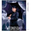 Diamantové maľovanie - WEDNESDAY ADDAMS NA PLAGÁTE (Rámovanie bez rámu a bez vypnutia plátna, Rozmer 40x50 cm)