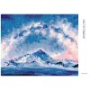 Diamantové maľovanie - MOUNT EVEREST POD MLIEČNOU DRÁHOU (Rámovanie bez rámu a bez vypnutia plátna, Rozmer 40x50 cm)