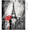 Diamantové maľovanie - POD EIFFELOVOU VEŽOU (Rámovanie bez rámu a bez vypnutia plátna, Rozmer 40x50 cm)