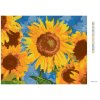Diamantové maľovanie - SLNEČNICE PODĽA VAN GOGHA (Rámovanie bez rámu a bez vypnutia plátna, Rozmer 40x50 cm)