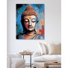 Diamantové maľovanie - FAREBNÝ BUDDHA (Rámovanie bez rámu a bez vypnutia plátna, Rozmer 40x50 cm)