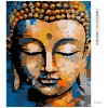 Diamantové maľovanie - FAREBNÝ BUDDHA 2 (Rámovanie bez rámu a bez vypnutia plátna, Rozmer 40x50 cm)