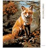 Diamantové maľovanie - LÍŠKA 2 (Rámovanie bez rámu a bez vypnutia plátna, Rozmer 40x50 cm)