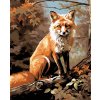 Diamantové maľovanie - LÍŠKA 2 (Rámovanie bez rámu a bez vypnutia plátna, Rozmer 40x50 cm)