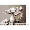 Diamantové maľovanie - MAGNÓLIE 5 (Rámovanie bez rámu a bez vypnutia plátna, Rozmer 40x50 cm)