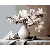 Diamantové maľovanie - MAGNÓLIE 5 (Rámovanie bez rámu a bez vypnutia plátna, Rozmer 40x50 cm)