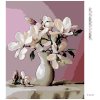 Diamantové maľovanie - MAGNÓLIE 7 (Rámovanie bez rámu a bez vypnutia plátna, Rozmer 40x50 cm)