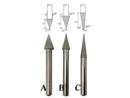 ep 6mm diamantove stopky