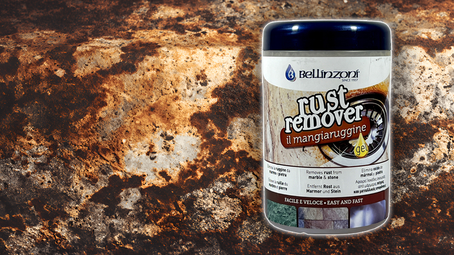 How to get rid of rust in natural stone and concrete? Basic step-by-step advice.