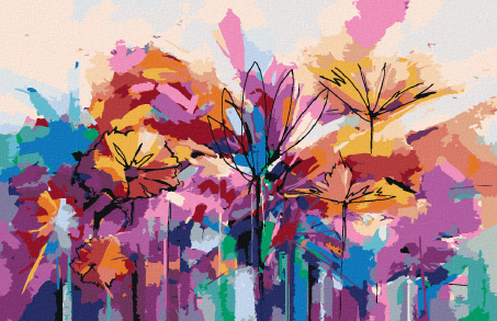 Abstrakcyjne wzory haftu diamentowego które urzekną każdego