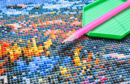 Wspólne Walentynkowe haftowanie