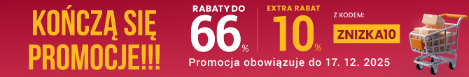 Rabaty do 66 % + extra rabat 10 %