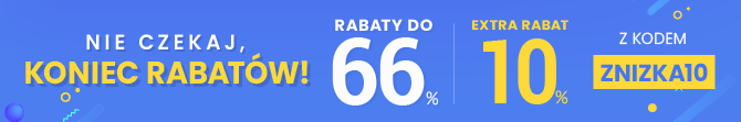 Rabaty do 66 % + extra rabat 10 %