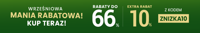 Rabaty do 66 % + extra rabat 10 %