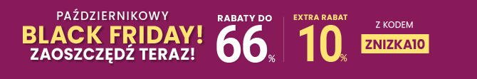 Rabaty do 66 % + extra rabat 10 %