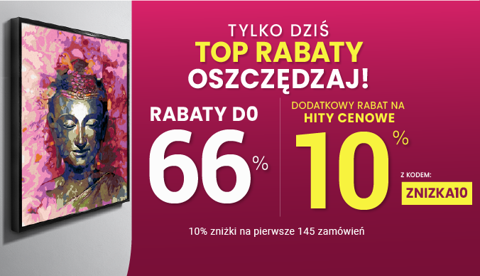 Rabaty do 66 % + extra rabat 10 %
