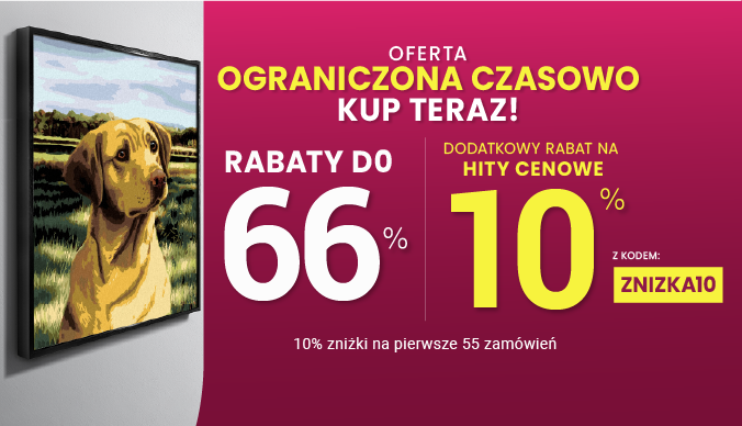 Rabaty do 66 % + extra rabat 10 %