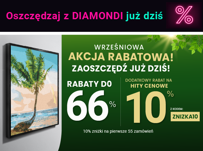 Rabaty do 66 % + extra rabat 10 %