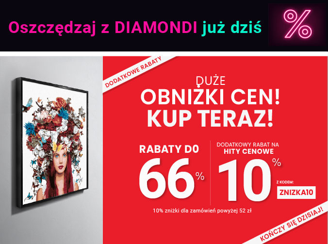 Rabaty do 66 % + extra rabat 10 %