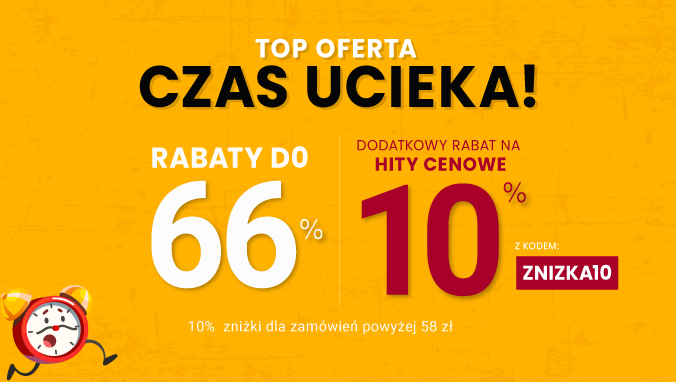 Rabaty do 66 % + extra rabat 10 %
